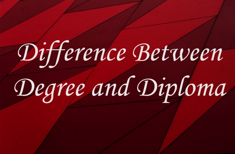 Difference between Degree and Diploma
